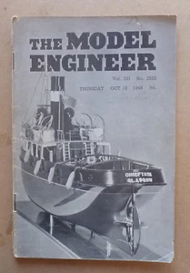 1949 MODEL ENGINEER MAGAZINE OCT 13 COVER: TUG CHEIFTAIN - Picture 1 of 2