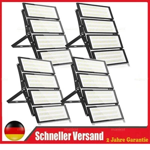 4X 400W Led Fluter Outdoor 40000LM Aussenstrahler Flutlicht Kaltweiß Strahler - Bild 1 von 11