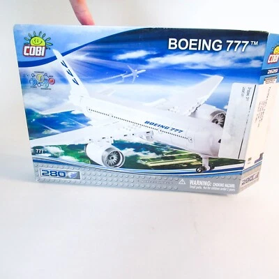 COBI Boeing 777 280 Pieces Building Block Set Airplane # 26261 FOR PARTS/REPAIR - Image 1 of 2
