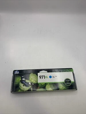 Cartucho de tinta original HP 971XL cian de alto rendimiento CN626AM nuevo sellado Foto 1 de 2