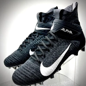 Nike Alpha Menace Elite 2 WD P FlyKnit schwarz weiß BV3298-001 Herren Größe 14 Weite - Bild 1 von 6