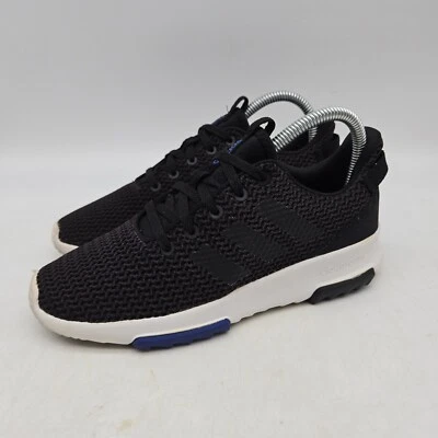 Adidas Cloudfoam Racer TR Running Sneaker Shoes Youth 4.5 DB1300 Black Mesh Low - Image 1 of 4