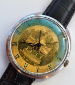 Orologio Uomo Vintage URSS Epoca Sovietica Quadrante Raketa Città Ucraina Sumy Serie Limitata - Foto 1 di 10