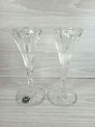 Oracle by Lenox Crystal Footed Candlestick Holders - Germany - Set of 2 