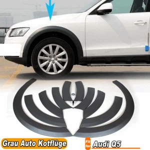 Guardabarros de coche gris para Audi Q5 09-16 10 piezas pasos de rueda protección de llantas ensanchamiento - Imagen 1 de 13