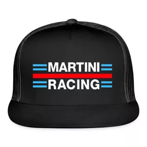 Martini Racing schwarze Truckermütze Kappe Erwachsenengröße - Bild 1 von 4