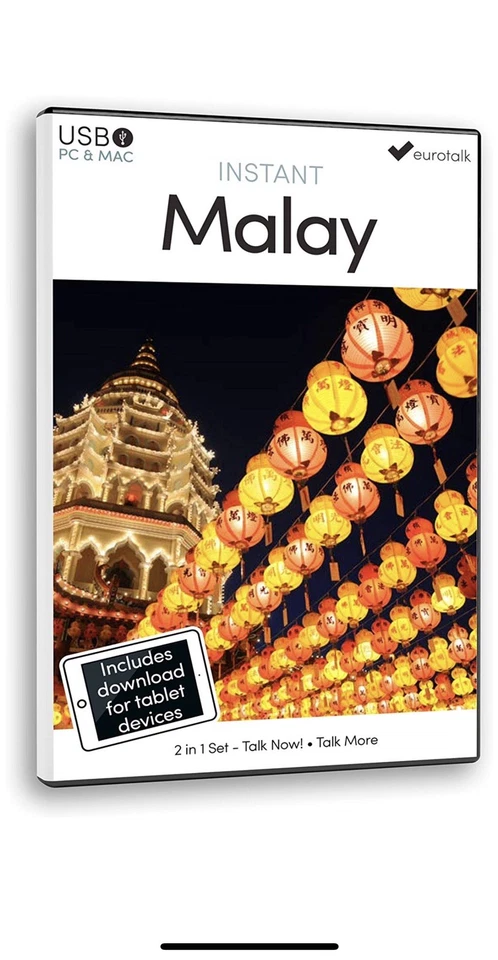 Eurotalk Instant Malay Includes Download For Tablet Devices 2 In 1 Set - Image 1 of 2