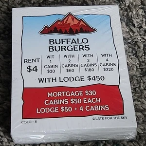 Colorado Opoly Monopoly Juego de Mesa Repuesto Tarjetas Propiedad Nuevo Precintado - Imagen 1 de 2