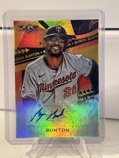 2022 Topps Fire Baseball Byron Buxton Auto #FA-BB GOLD 05/10 Parallel SSP
