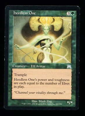 * * 1x Heedless One x1 * * Onslaught MTG LP-MP Light to Moderate Play - Image 1 of 2