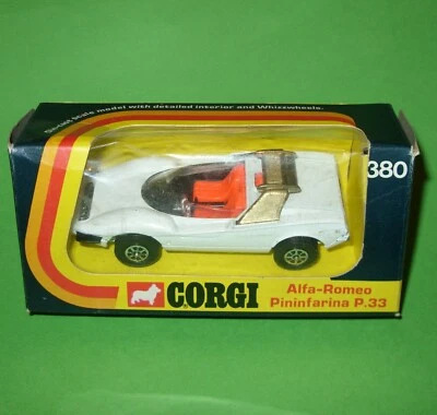 Corgi Whizzwheels / 380 Alfa Romeo P33 Pininfarina / Boxed - Image 1 of 4