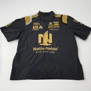 Adult Medium Nascar Dale Earnhardt Jr. #88 PIT CREW UNIFORM Button Up Shirt Pics - Picture 1 of 10