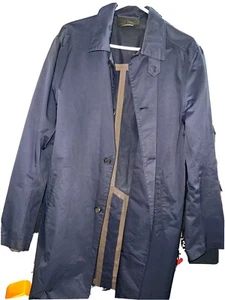 prada blue raincoat mens size 48 original price $1450 - Picture 1 of 5