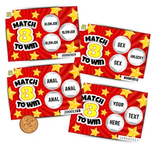 fake Scratch card anniversary Birthday Card Adult Sex Game Valentines day - Picture 1 of 18