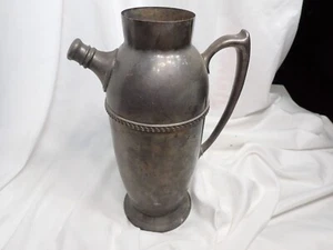Vintage EPCA 1002 POOLE & CO Silver-Plated Martini Cocktail Drink Shaker Pitcher - Picture 1 of 7