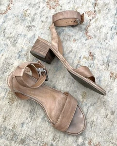Sandalias de tacón de cuero tostado Frye talla 6 - Imagen 1 de 8