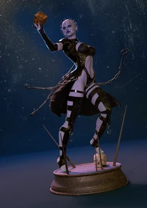 Pinhead:Hellraiser High Priestess Sculpture(600mm)/Unassembled/Unpainted/3Dprint - Foto 1 di 21