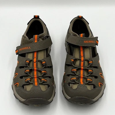 Sandalia de excursionista Merrell Hydro H2O para niños talla 3 Gunsmoke/naranja Foto 1 de 4