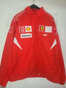 Vintage Scuderia Ferrari Puma Jacke Gr. XL Vodafone Shell Bridgestone Spots - Bild 1 von 24