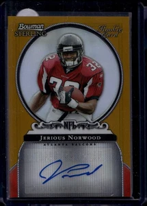 Autógrafos de novato Bowman Sterling Jerious Norwood 2006 oro #/900 - Imagen 1 de 2