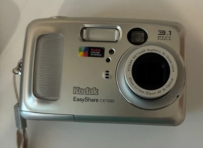 Kodak Digital Camera EasyShare CX7330 3.1MP Silver Tested - Image 1 of 4