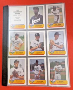 1994 FLEER PRO CARDS BIRMINGHAM BARRONS BASEBALL SET W/ JORDAN #633 ROOKIE - Picture 1 of 8