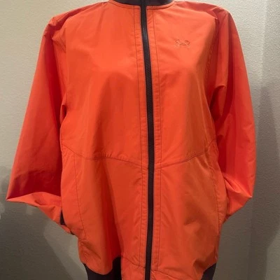 Chaqueta Camisa UNDER ARMOUR Naranja Ligera con Cuello Alto 2 Bolsillos Talla M Foto 1 de 4