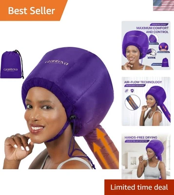 Роскошная насадка для фена с атласным капотом — быстрая сушка и глубокое кондиционирование - Изображение 1 из 4