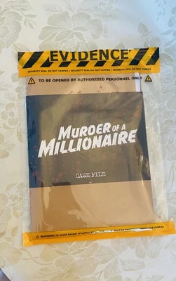 Cryptic Killers Unsolved “Murder of a Millionaire “ Mystery Game Cold Case Files - Image 1 of 4