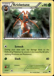 Pokemon - Kricketune #6/122 - XY - BREAKpoint Uncommon - Bild 1 von 2