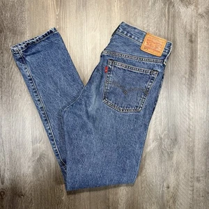 Levi's 501 S Jeans Herren 29x29,5 Blau Selvedge Cone White Oak Denim Tapered Fit - Bild 1 von 19