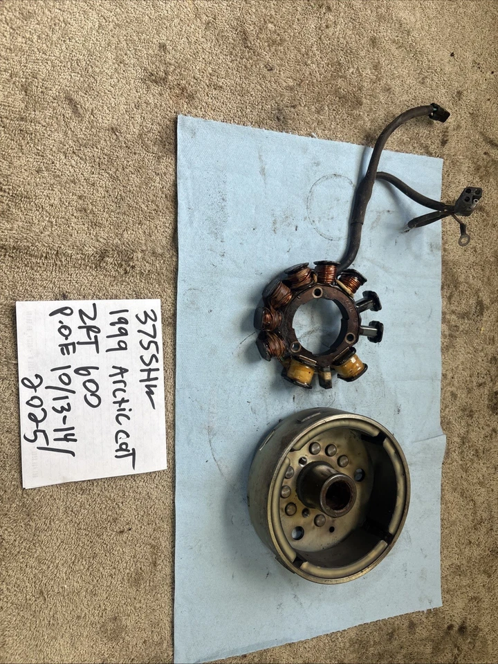 1999 北极猫 ZRT 600 飞轮磁力定子组件 375 — 第 1/4 张图片