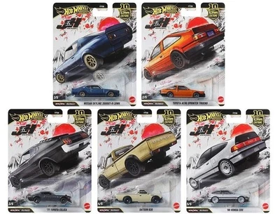 Hot Wheels Car Culture 10th An. P Case Set of 5 Cars "Japan Historics 5" 961P-7F - Image 1 of 4