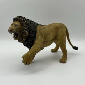 Juguete de león macho Papo Roaring/Swatting 2003, figura de animal retirado - Imagen 1 de 11
