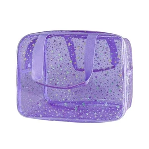 12"X5"X8" Tragbar 8L Lila Klar Kosmetiktasche Twinkle Star Kulturbeutel Wasser... - Bild 1 von 5