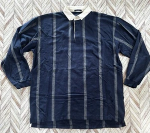 Britches Great Outdoors The Rugby Langarm Polo. Blau XXL 100% Baumwolle - Bild 1 von 8