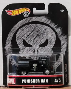 Hot Wheels "Punisher Van" 2018 Retro Entertainment Marvel 4/5 - Picture 1 of 11