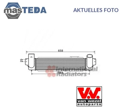 83004141 LADELUFTKÜHLER KÜHLER LADELUFT VAN WEZEL NEU OE QUALITÄT - Bild 1 von 4