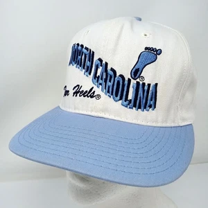 Vintage 90s UNC North Carolina Tarheels Made in USA Snapback NCAA Hat Cap - Picture 1 of 11