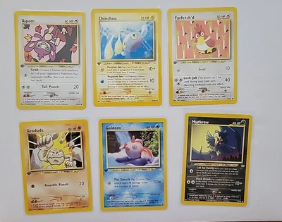 Pokemon Complete 1st Edition Common Neo Revelation Set 20 Cards NM/M - Image 1 of 4