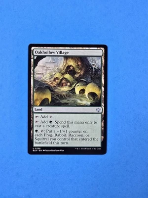 1x Oakhollow Village Bloomburrow 2024 BLB Mtg Magic Gathering Card Land 258 - Image 1 of 2