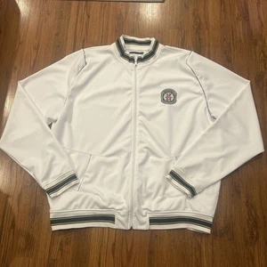Marithe Francois Girbaud Trainingsjacke Herren 3X Weiß Straßentaschen Y2K Vintage - Bild 1 von 12