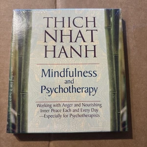 New Sealed Thich Nhat Hanh Mindfulness and Psychotherapy 3 CDs - Picture 1 of 2