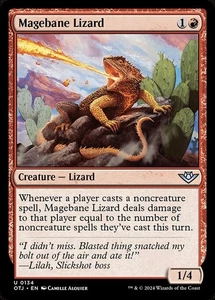 Magebane Lizard U Regular #134 | OTJ Outlaws of Thunder Junction | MTG - Picture 1 of 1