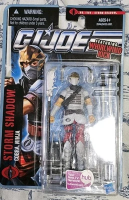 GI Joe Pursuit of Cobra Storm Shadow Cobra Ninja - White Suit With Red Pants - Image 1 of 2