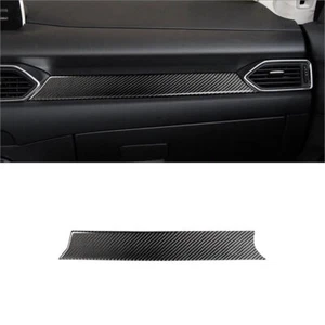 Para Mazda CX-5 2017-2018 Consola de fibra de carbono Panel de instrumentos Marco Cubierta Borde - Imagen 1 de 11