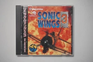 SNK NEO GEO CD Sonic Wings 3 Japan NEOGEO Game US Seller - Picture 1 of 4