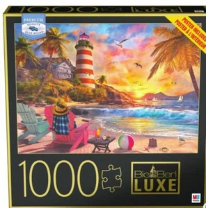 Milton Bradley Big Ben Luxe - Tropischer Sonnenuntergang Puzzle - 1000 Stck. - Bild 1 von 2