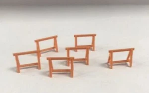 LaoYao 1/100 15mm Traffic Works Barricade 6pcs WarGames Terrain Scenery Military - Picture 1 of 4