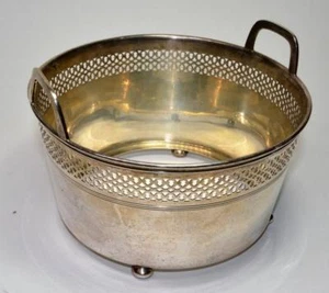 Cubo de hielo antiguo eduardiano Tiffany & Co. plata esterlina 925-1000 en pies 280 g - Imagen 1 de 4